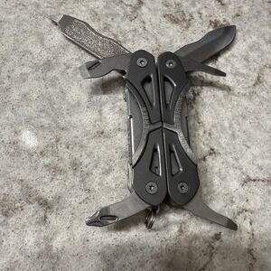 Gerber Mini Suspension-P Multi-Tool Compact Knife Pliers File Key Ring Gray